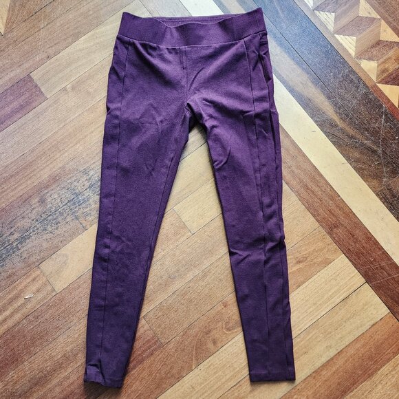 LOFT Deep Purple Leggings Size Small - Picture 1 of 13